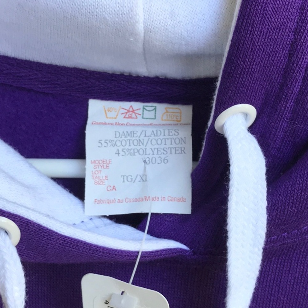 Purple is my favorite color!  For this great hoodie from New Hampshire. - Picture 4 of 6